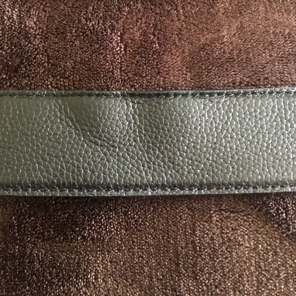 Michael Kors Black Leather Belt w/ Silver Buckle - Picture 14 of 14